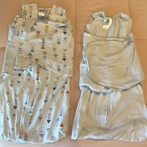Two Small Halo Sleepsack Swaddles